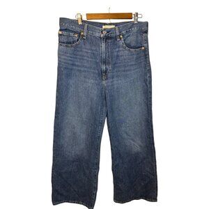 Levis Jeans Women's 32 Ribcage Wide Leg High Rise Minimalist Casual Denim